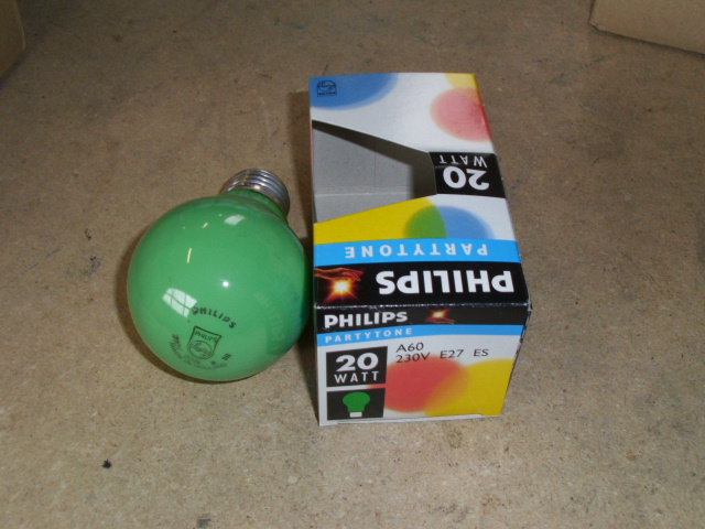Partylamp 20W / E27 GROEN (Philips)